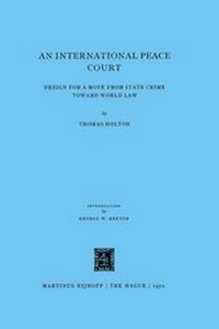 Abbildung von: International Peace Court - Kluwer Academic Publishers