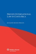 Cover: Private International Law in Costa Rica - Kluwer Law International