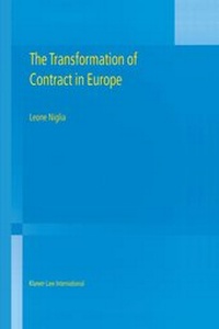 Enlarge image Cover: The Transformation of Contract in Europe - Kluwer Law International