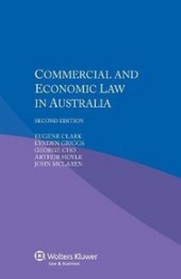 Abbildung von: Commercial and Economic Law in Australia - Kluwer Law International