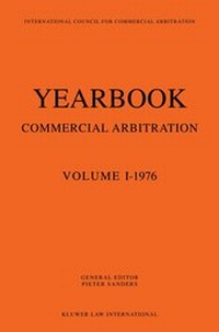 Abbildung von: Yearbook Commercial Arbitration - Kluwer Law International