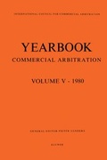 Abbildung von: Yearbook Commercial Arbitration - Kluwer Law International