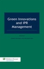 Cover: Green Innovations and IPR Management - Kluwer Law International
