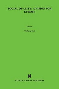 Abbildung von: Social Quality:A Vision for Europe - Kluwer Law International