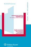 Cover: Harmonizing European Copyright Law - Kluwer Law International