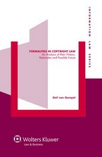 Enlarge image Cover: Formalities in Copyright Law - Kluwer Law International