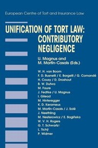 Enlarge image Cover: Unification of Tort Law: Contributory Negligence - Kluwer Law International