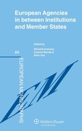 Cover: European Agencies in between Institutions and Member States - Kluwer Law International