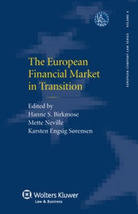 Enlarge image Cover: The European Financial Market in Transition - Kluwer Law International