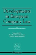 Cover: The Quest for an Ideal Legal Form for Small Businesses, 1997 - Kluwer Law International