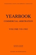 Abbildung von: Yearbook Commercial Arbitration - Kluwer Law International