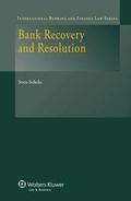 Cover: Bank Recovery and Resolution - Kluwer Law International