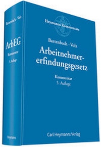 Abbildung von: Arbeitnehmererfindungsgesetz - Carl Heymanns Verlag