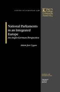Cover: National Parliaments in An Integrated Europe:An Anglo-German Perspective - Kluwer Law International