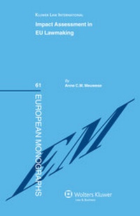 Enlarge image Cover: Impact Assessment in EU Lawmaking - Kluwer Law International