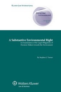 Abbildung von: A Substantive Environmental Right - Kluwer Law International