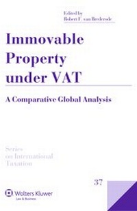 Abbildung von: Immovable Property under VAT - Kluwer Law International