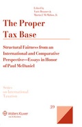 Cover: The Proper Tax Base - Kluwer Law International
