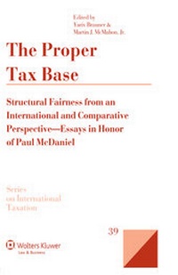 Enlarge image Cover: The Proper Tax Base - Kluwer Law International