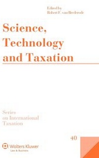 Enlarge image Cover: Science, Technology and Taxation - Kluwer Law International