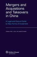 Cover: Mergers and Acquisitions and Takeovers in China - Kluwer Law International