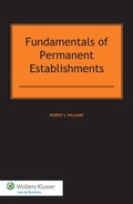 Cover: Fundamentals of Permanent Establishments - Kluwer Law International