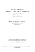 Cover: Arbitration and State Enterprises - Kluwer Law International