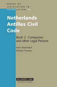 Enlarge image Cover: Netherlands Antilles Civil Code - Kluwer Law International