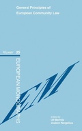 Cover: General Principles of European Community Law - Kluwer Law International