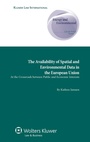 Cover: Availability of Spatial and Environmental Data in the European Union - Kluwer Law International