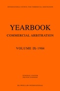 Abbildung von: Yearbook Commercial Arbitration - Kluwer Law International
