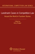 Cover: Landmark Cases in Competition Law - Kluwer Law International
