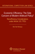 Cover: Economic Efficiency - Kluwer Law International