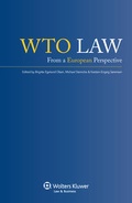 Cover: WTO Law - Kluwer Law International