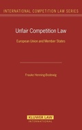 Cover: Unfair Competition Law - Kluwer Law International