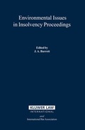 Bild: Environmental Issues in Insolvency Proceedings - Kluwer Law International