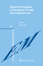 Bild: General Principles of European Private International Law - Kluwer Law International