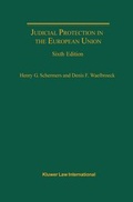 Cover: Judicial Protection in the European Union - Kluwer Law International