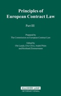 Cover: Principles of European Contract Law - Kluwer Law International