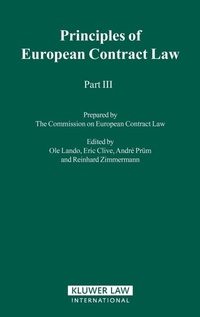 Enlarge image Cover: Principles of European Contract Law - Kluwer Law International