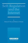 Cover: Self-Regulation and the Internet - Kluwer Law International