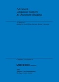 Abbildung von: Advanced Litigation Support and Document Imaging - Kluwer Law International