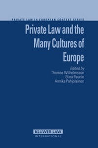 Abbildung von: Private Law and the Many Cultures of Europe - Kluwer Law International