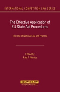 Enlarge image Cover: The Effective Application of EU State Aid Procedures - Kluwer Law International