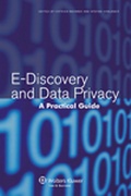 Cover: E-Discovery and Data Privacy - Kluwer Law International