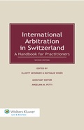Cover: International Arbitration in Switzerland - Kluwer Law International