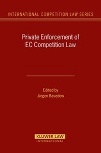 Enlarge image Cover: Private Enforcement of EC Competition Law - Kluwer Law International