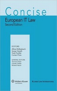Enlarge image Cover: Concise European IT Law - Kluwer Law International