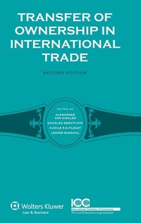 Enlarge image Cover: Transfer of Ownership in International Trade - Kluwer Law International