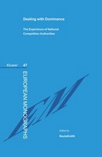 Enlarge image Cover: Dealing with Dominance - Kluwer Law International